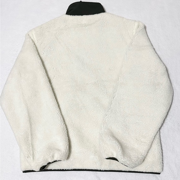 Polo Ralph Lauren Men Full Zip Pony Sherpa Fleece Coat Jacket Size Large White - Picture 4 of 5